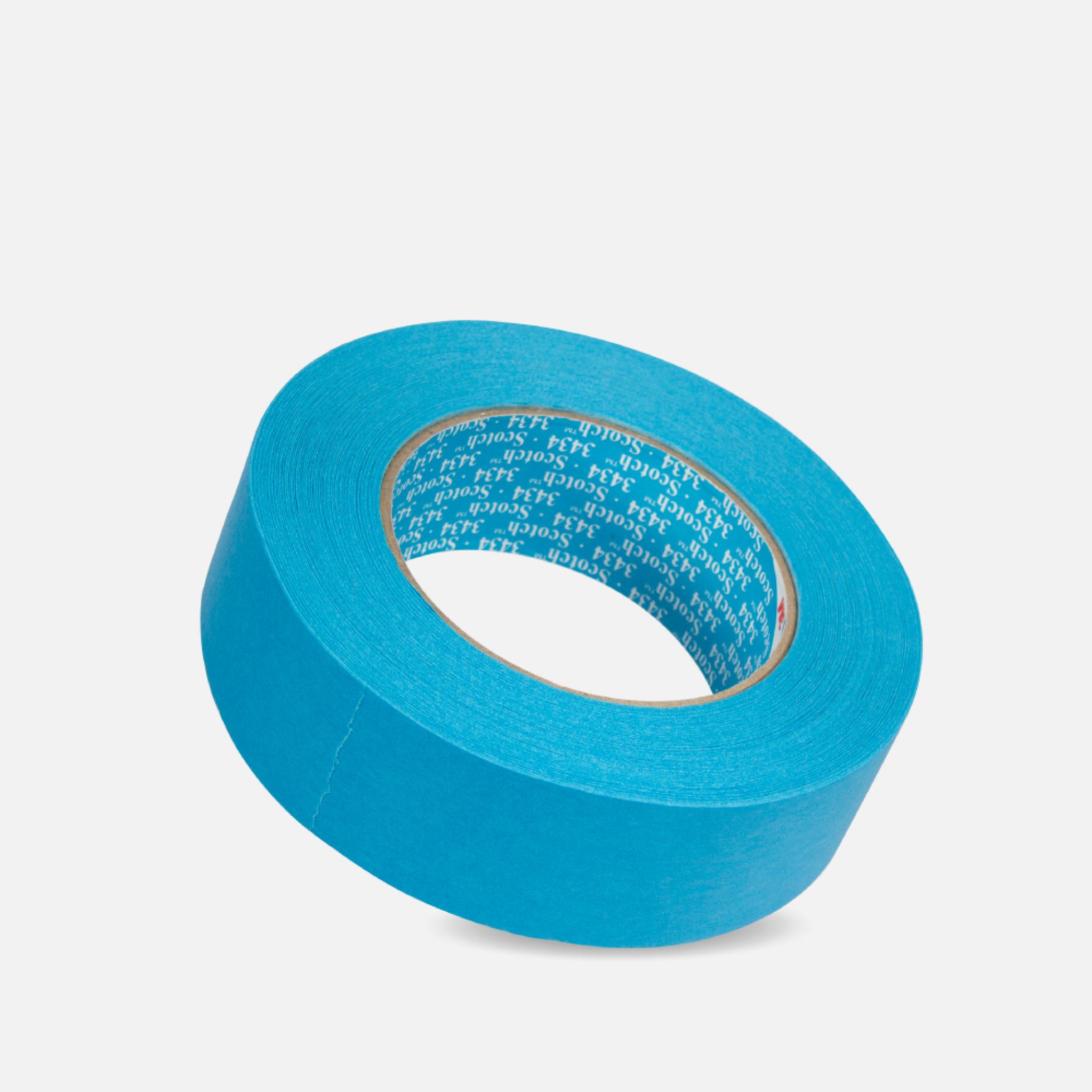 3M Blue masking Tape 3434 25mm Autobright